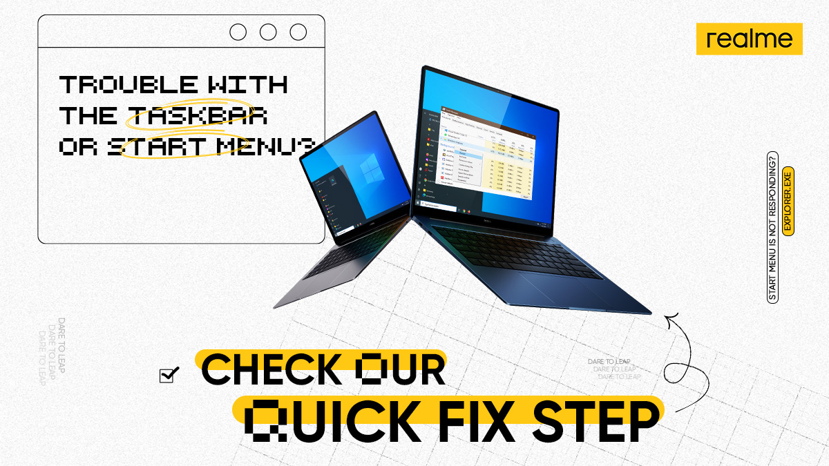 Having trouble with your Taskbar or Start menu? ️ Check out our quick fixes to get back on track💻 Learn how: tinyurl.com/4embjd6b