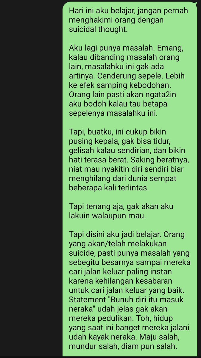 tanyakanrl's tweet image. 💚 tw // bvnvh d1r1, su1c1d3, su1c1d4l thought

Pengalamanku sendiri. Tolong dibaca ya guys