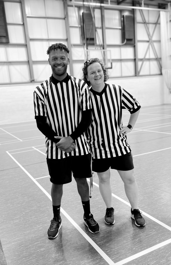 Mr Bamford and Mrs Crossman (<a href="/Kquist1906/">Katie Crossman</a> ) ready to officiate this terms Inter-house Basketball Competitions ⛹🏻‍♀️⛹🏽‍♂️🏀🙋🏻‍♀️🙋🏽‍♂️

🟥 Carters 🟥

🟨 Thatchers 🟨

🟩 Forresters 🟩

🟦 Saddlers 🟦

We’re very lucky to have teachers like Mrs Crossman 🇺🇸🤝🏴󠁧󠁢󠁥󠁮󠁧󠁿

#TeamEta #EtaWay #InterHouse