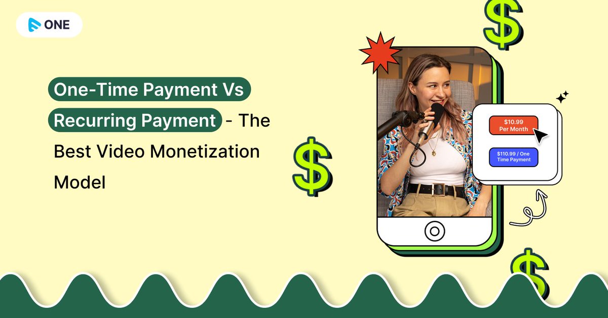 One-time payment or #recurringpayment – which model should you choose for optimal success and revenue? Learn about the differences and find the right fit for your streaming business. 📺 muvi.com/blogs/one-time… 
#Streaming #Monetization #PaymentModel #OneTimePayment #ott #Muvione