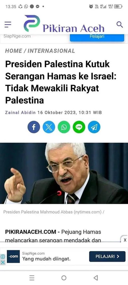 Padahal MUI, PKS, HTI , FPI  dan Fadli Zon mendukung serangan HAMAS ke Israel.

Sementara presiden Palestina justru mengutuk   HAMAS.

Gimana pendapat kalian ?
Setuju dng pernyataan Presiden Palestina atau MUI dan kelompoknya?