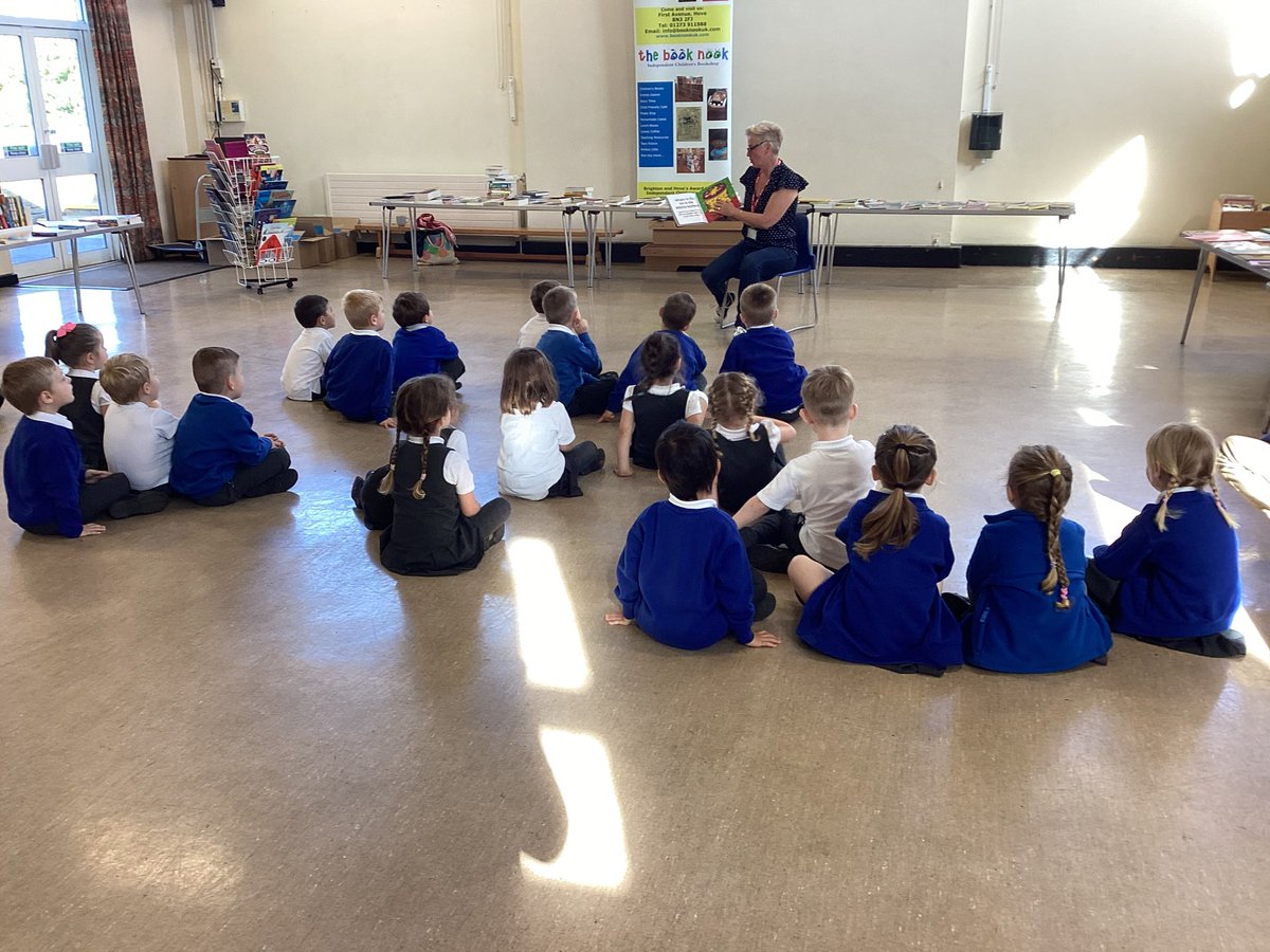 BPSEYFS's tweet image. Scotland class had a lovely story time with Julie from the Book Nook.  She reminded us that she was opening her book shop at parents evening tonight and tomorrow.