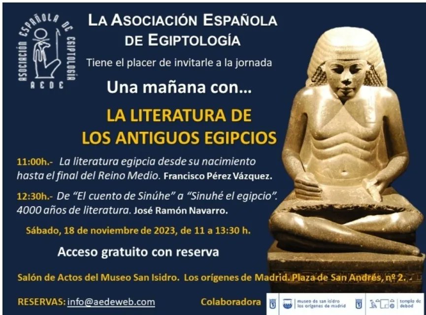 Asociación Española de Egiptología tweet media