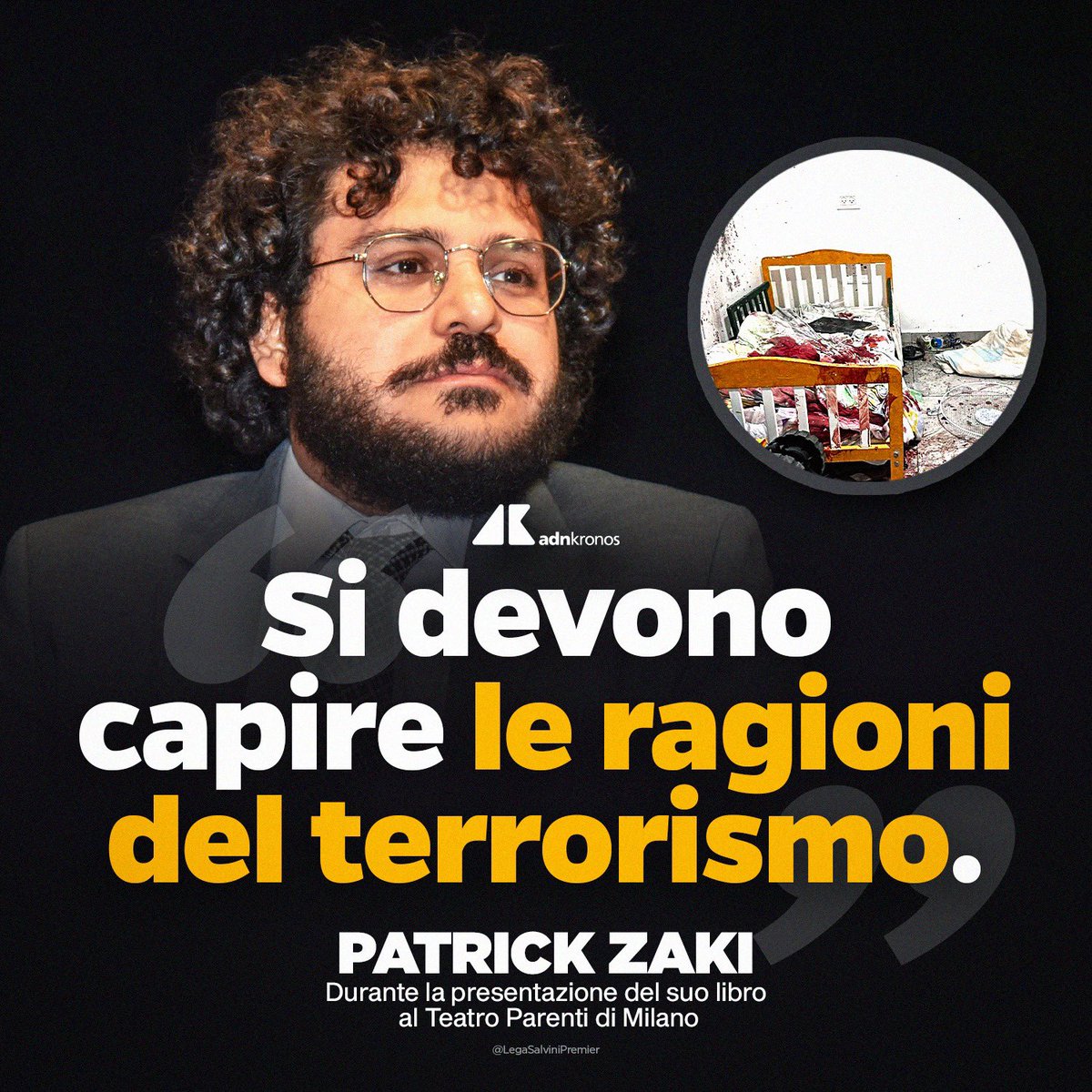 matteosalvinimi's tweet photo. No, parole inaccettabili, pronunciate tra l'altro ieri sera dopo l'orribile attentato di matrice islamica a Bruxelles.
Davanti al sangue e alla barbarie del terrorismo non esistono ragioni, disquisizioni, distinguo ma solo piena condanna, senza se e senza ma. https://t.co/nR2mtus4Gs