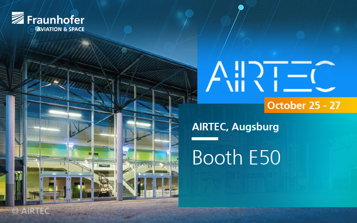The #AIRTEC will take place on October 25-27 for the first time in Augsburg. Come and find us at our booth No. E50!

<a href="/FraunhoferIFAM/">Fraunhofer IFAM</a>  
<a href="/Fraunhofer_INT/">Fraunhofer INT</a> 
<a href="/FraunhoferLBF/">Fraunhofer LBF</a> 
@FraunhoferIGCV 
FraunhoferIVI
<a href="/FraunhoferIOSB/">Fraunhofer IOSB</a> 
<a href="/FraunhoferICT/">Fraunhofer-Institut für Chemische Technologie</a>