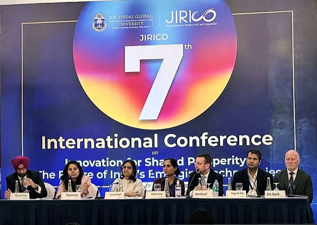 IPR_CHAIR's tweet photo. Dr. Yogesh Pai, in charge at the IPR Chair and Co-Director at CIIPC, NLU Delhi was part of the esteemed panel on the theme of “The Transcendence of AI in the IoT Era: Regulation and Governance” at The 7th International Conference of JIRICO organized by Jindal Global University. https://t.co/TQsxiaKaXS
