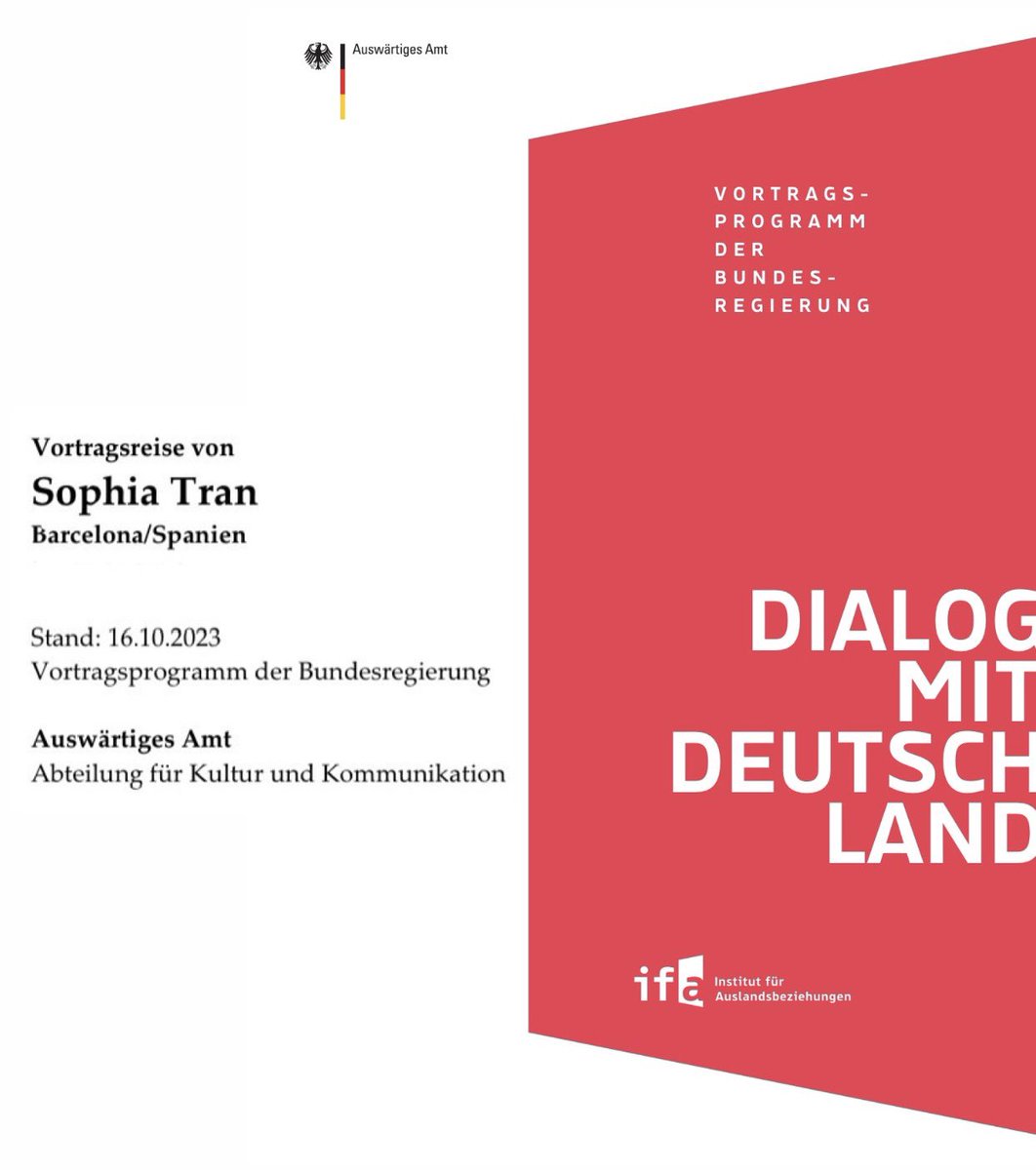 🇪🇸 Diese Woche bin ich auf Einladung vom <a href="/AuswaertigesAmt/">Auswärtiges Amt</a> und Generalkonsulat Barcelona in Spanien eingeladen. Vor Ort darf ich mit Institutionen, Hubs &amp; Schulen sprechen. Ich freue mich auf eine spannende Reise, die in den vergangenen Monaten vom <a href="/das_ifa/">ifa - Institut für Auslandsbeziehungen</a> organisiert wurde! 🚀