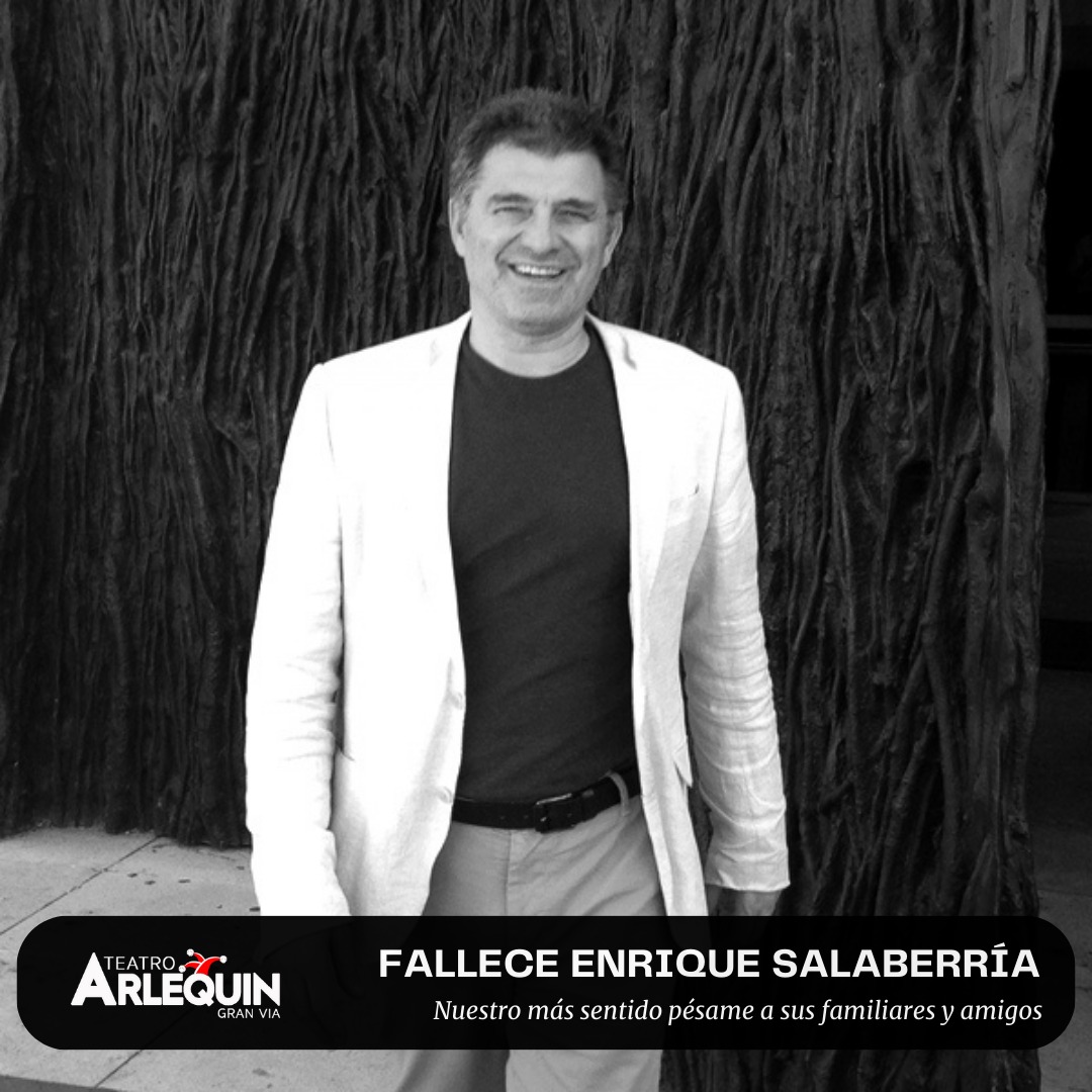 Hoy 17 Octubre nos ha llegado la triste noticia del fallecimiento de Enrique Salabrerría presidente fundador del #GrupoSmedia

Desde el Teatro Arlequín queremos enviar nuestro más sentido pésame a sus familiares y amigos

#teatroarlequin #enriquesalabrerria