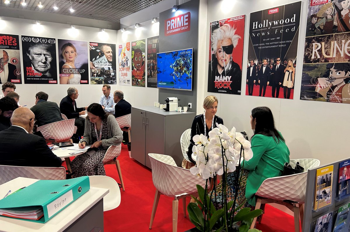 PRIMENTERTAINME's tweet photo. Day 2 - happy to welcome you at our stand! https://t.co/4KlIB2NRap