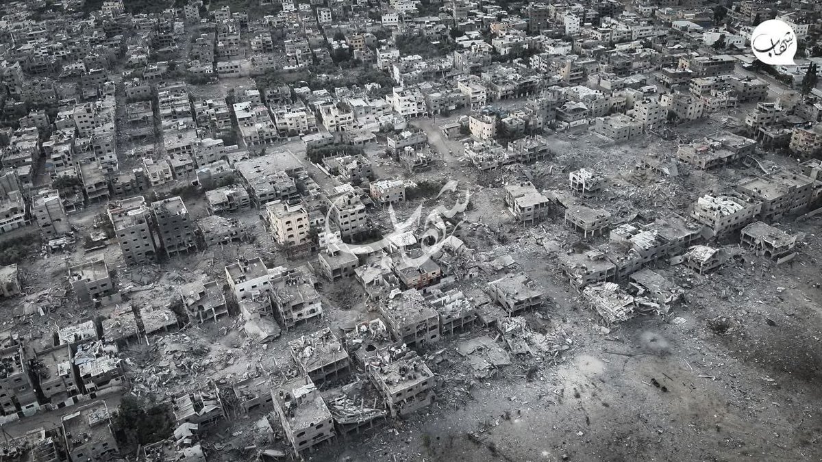 jacksonhinkle's tweet photo. 🇮🇱🇵🇸 Israeli bombs have LEVELED the town of Beit Hanoun in the north-east of the Gaza Strip.

The town had a population of more than 33,000. https://t.co/oGVl2JKRgt