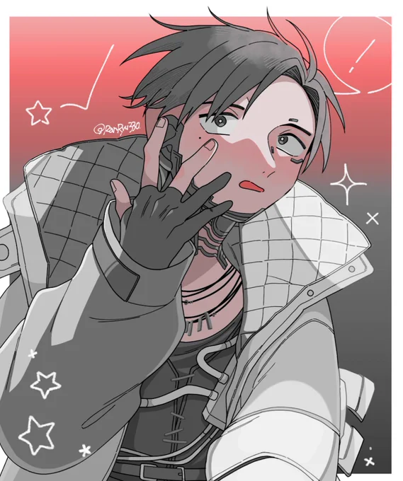 再掲失礼する!#ApexLegendsファンアート 