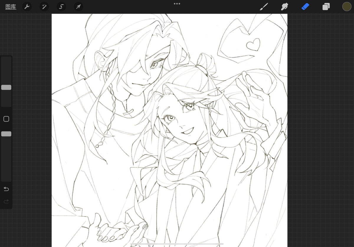JOMOON__'s tweet photo. 上班���偷画点花怜😋【刚才帖子被我误删了...重发一下】
#天官赐福 #TGCF https://t.co/c9QIiGVxzM