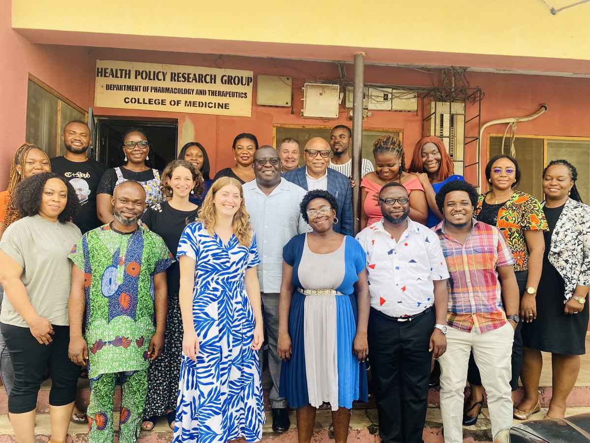 Over two decades and counting, @HPRG_Nigeria has maintained research excellence in health systems and policy. With @ChorusUrban and govt., HPRG is using research evidence to improve health security in slums. Our partners from @NuffieldLeeds saw first hand and enjoyed Nigeria.
