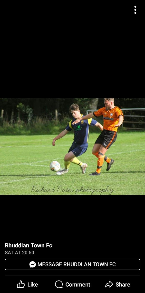 JakePeabody4's tweet photo. These Rhuddlan days.

Glad to be enjoying football again. Its been a real tough start to the season, but the improvements are starting to come for the squad. Tier 4 side starting 7 u20s is awesome @FAWales 

Thanks to my sponsor @KinmelParkGolf https://t.co/i2UvaH7PAW