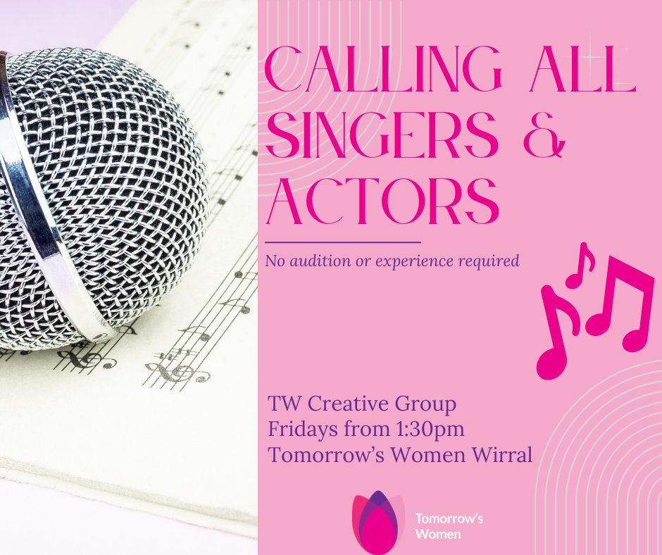 We are looking for singers, actors or anyone interested in the expressive arts to join our creative group.
No experience or audition is required and you will have the opportunity to give performances at our events 🎭🎵
#creativegroupwirral #musicgroup #dramagroup