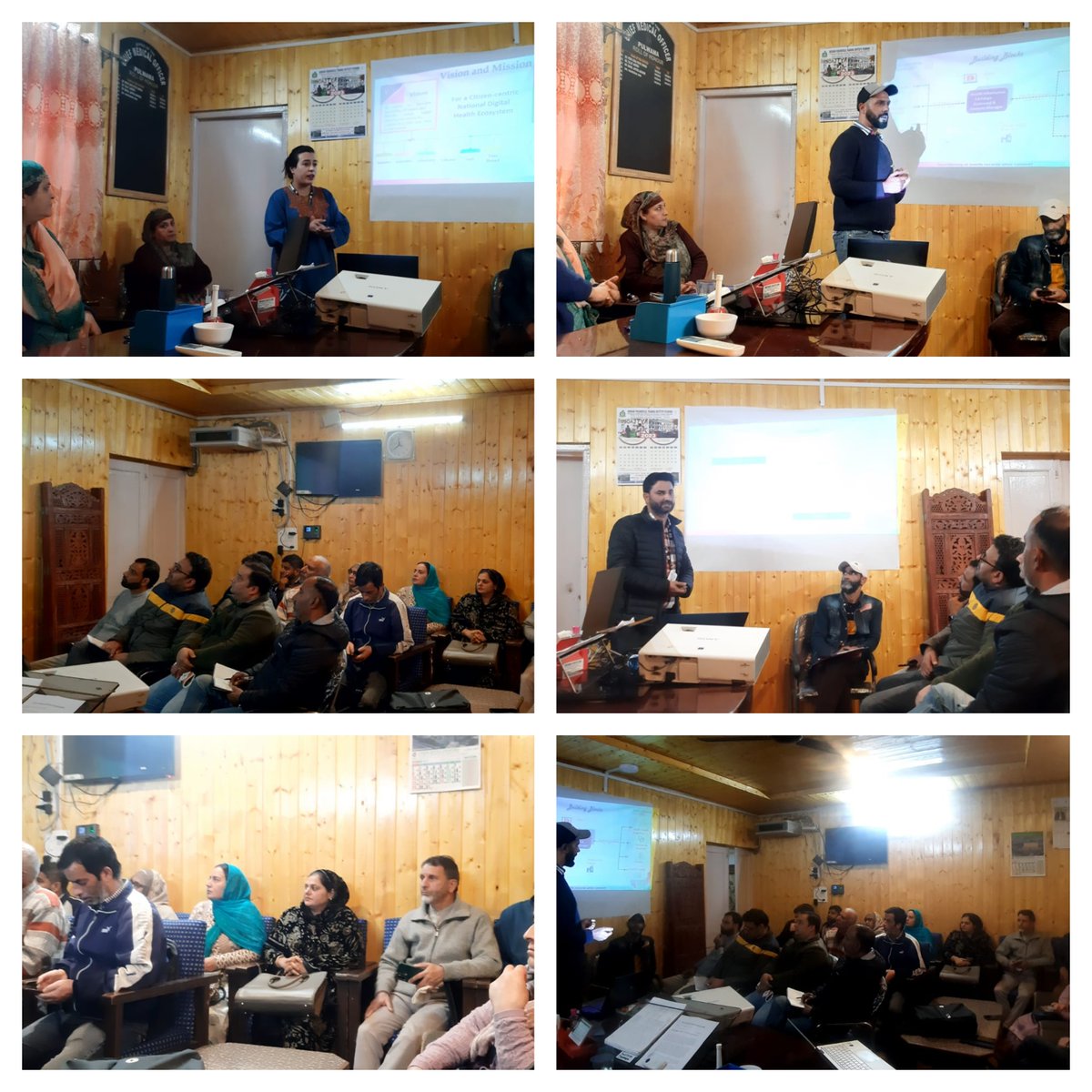 Today a comprehensive training cum orientation program on ABDM was conducted in District headquarters Pulwama by ABDM team J&K. The session was attended by CMO, BMOs, Medical Officers, MLHPs, BMEOs, FMPHWs, Asha Facilitators and BHWs from across the district.
#AyushmanBhav