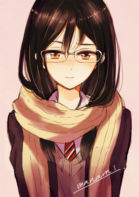 6~7年くらい前に描いたそばかすめがねっこ 