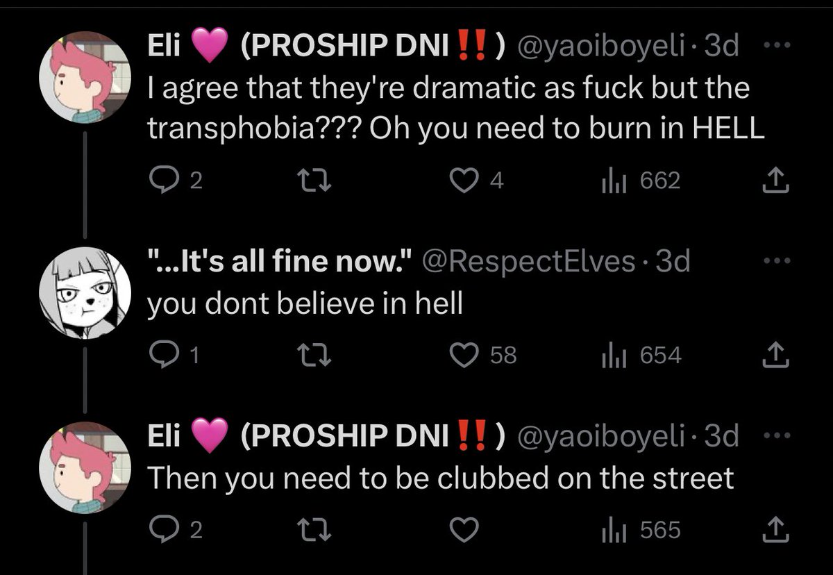 sappholives83's tweet photo. Apparently we’re the only ones who have to #bekind.

#TransHypocrisy
#TransWomenAreConMen https://t.co/dcmJjZ7q4M