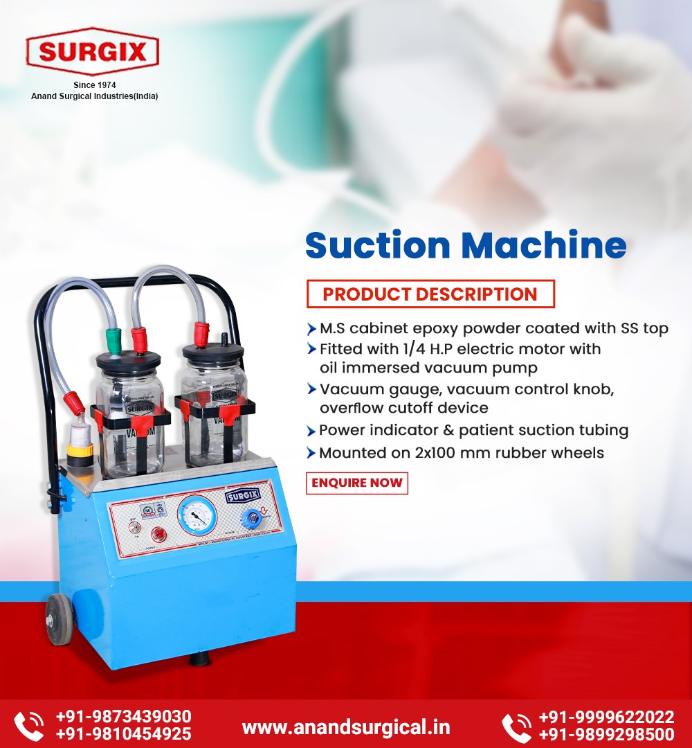 anandsurgi22744's tweet image. Bringing the power of precision to the medical world with Anand Surgical's Suction Machine. Saving lives, one suction at a time. 💉🏥

For more info:
Visit at: anandsurgical.in
Call on: +91 98734 39030

#anandsurgical #medicalinnovation #suctionmachine #healthcare