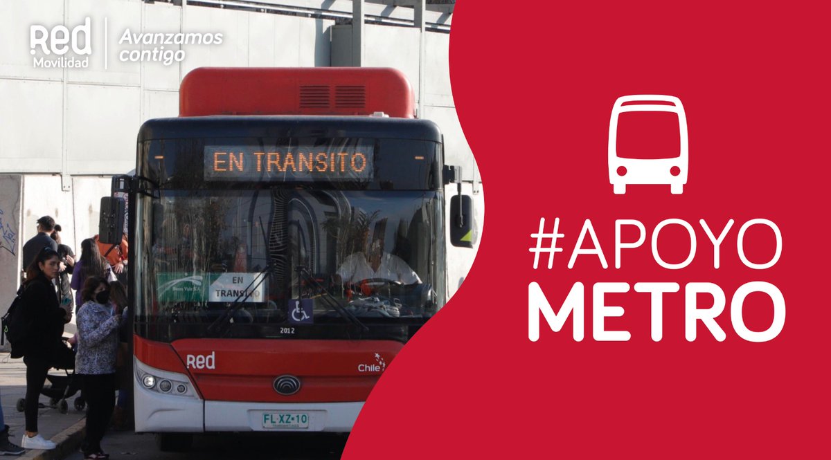 Red_Movilidad's tweet photo. ⚠ ATENCIÓN ⚠ #AlertaMetro Por falla técnica en #L2 de🚇@metrodesantiago servicio NO está disponible entre Toesca y Ciudad de Niño.
🚌 Refuerzos #buses: 301-302-302e-113e-125-201-214-223-226-229-H14.
🔄Además #BusesApoyo realizan ruta paralela en #Bucle en tramo afectado🔄 https://t.co/lXFfOh9HN6