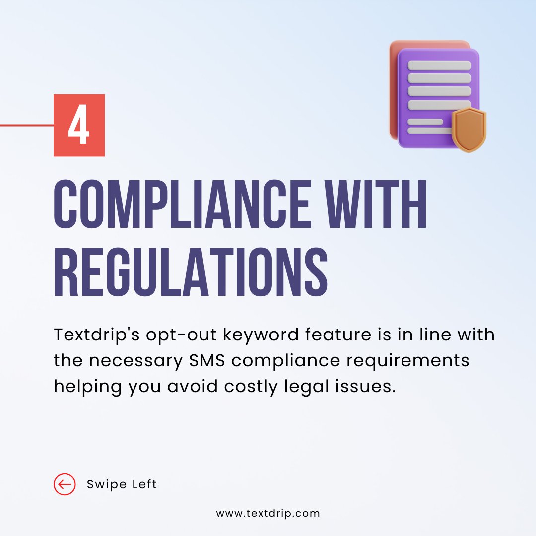 textdrip's tweet photo. It’s mandatory for businesses to provide their subscribers with a clear way to opt out of receiving messages from them.

#michigan #usa #textmessaging #smsmarketing #texting #sms #10dlc #einnumber #textdrip #smsmarketing https://t.co/1Pr840nc4e