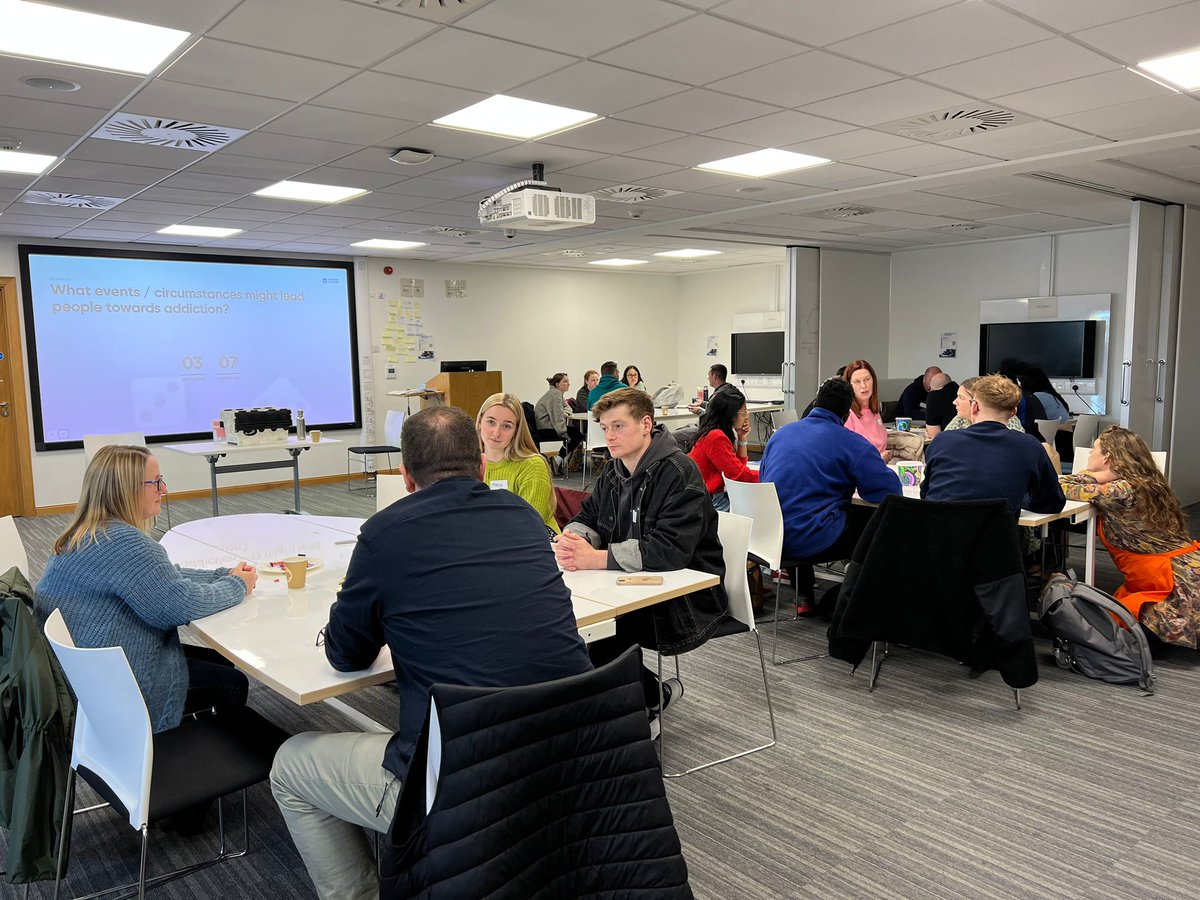 HugoJobst's tweet photo. It fills my heart with joy to see this project grow and change the way students perceive addiction. Its ‘Transformational Education’. 

With simple conversations and authentic connection, the lived experience community share their stories and wisdom of recovery @dundeeuni https://t.co/nx92vUgFoS