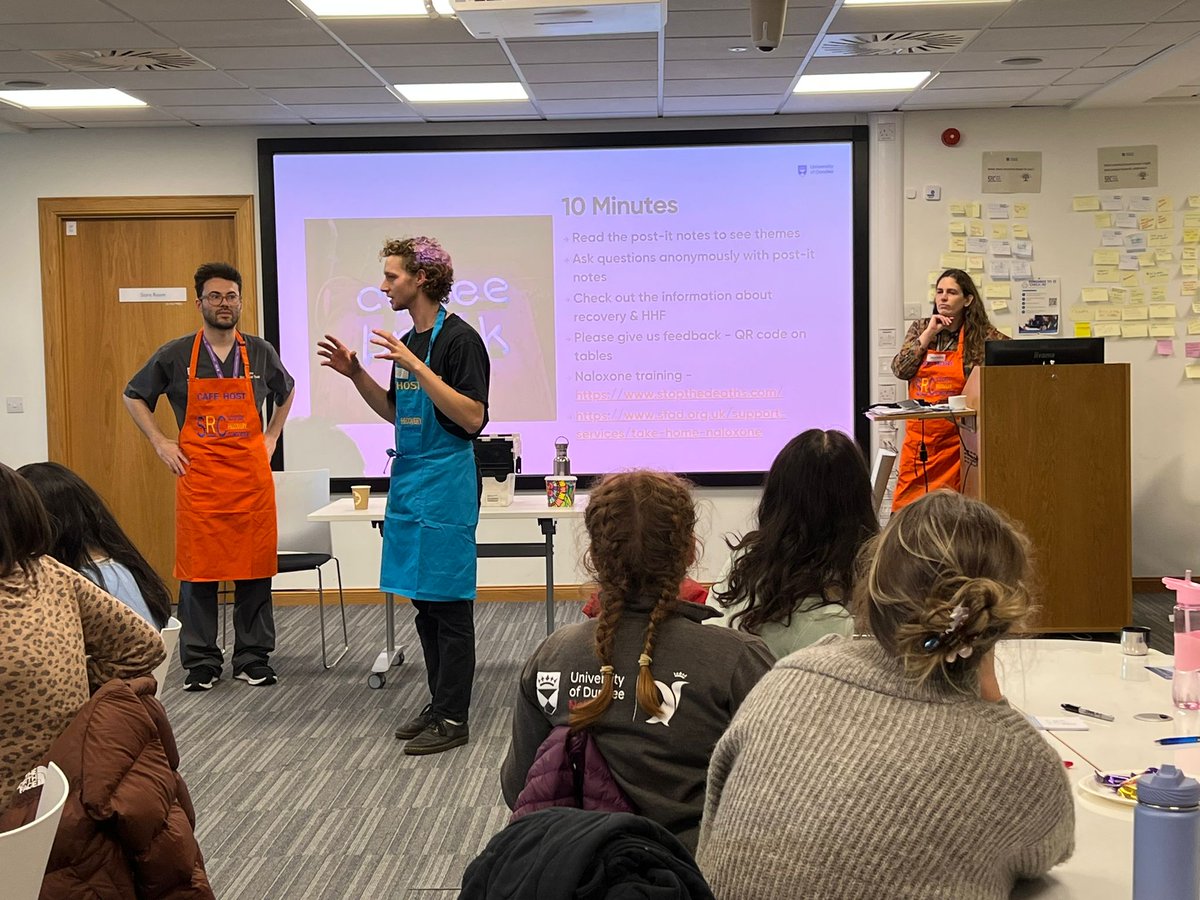 HugoJobst's tweet photo. It fills my heart with joy to see this project grow and change the way students perceive addiction. Its ‘Transformational Education’. 

With simple conversations and authentic connection, the lived experience community share their stories and wisdom of recovery @dundeeuni https://t.co/nx92vUgFoS