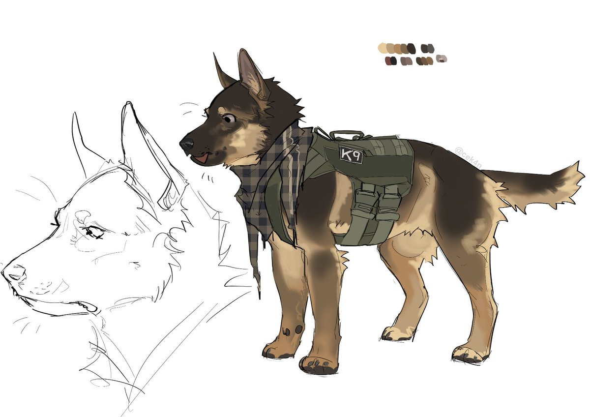 art crisis kicking my аss atm hv some tactical puppy #CallofDuty #Riley