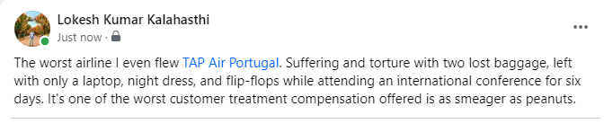 LKalahasthi's tweet photo. @tapairportugal https://t.co/KPTlt5pyCb
