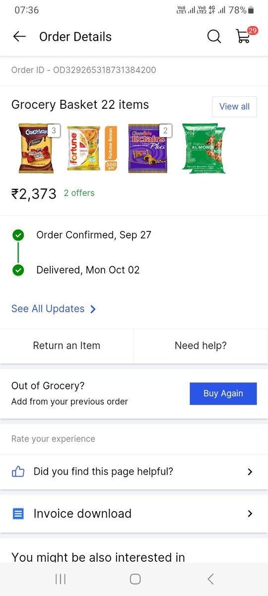 AnilKum07571382's tweet image. @flipkartsupport @Flipkart team flipkart before 3 days your executive says that ,my pending issue is resolved within 48 hours, but till time my grocery related issue is not solve why? #lateservice #poormanagment