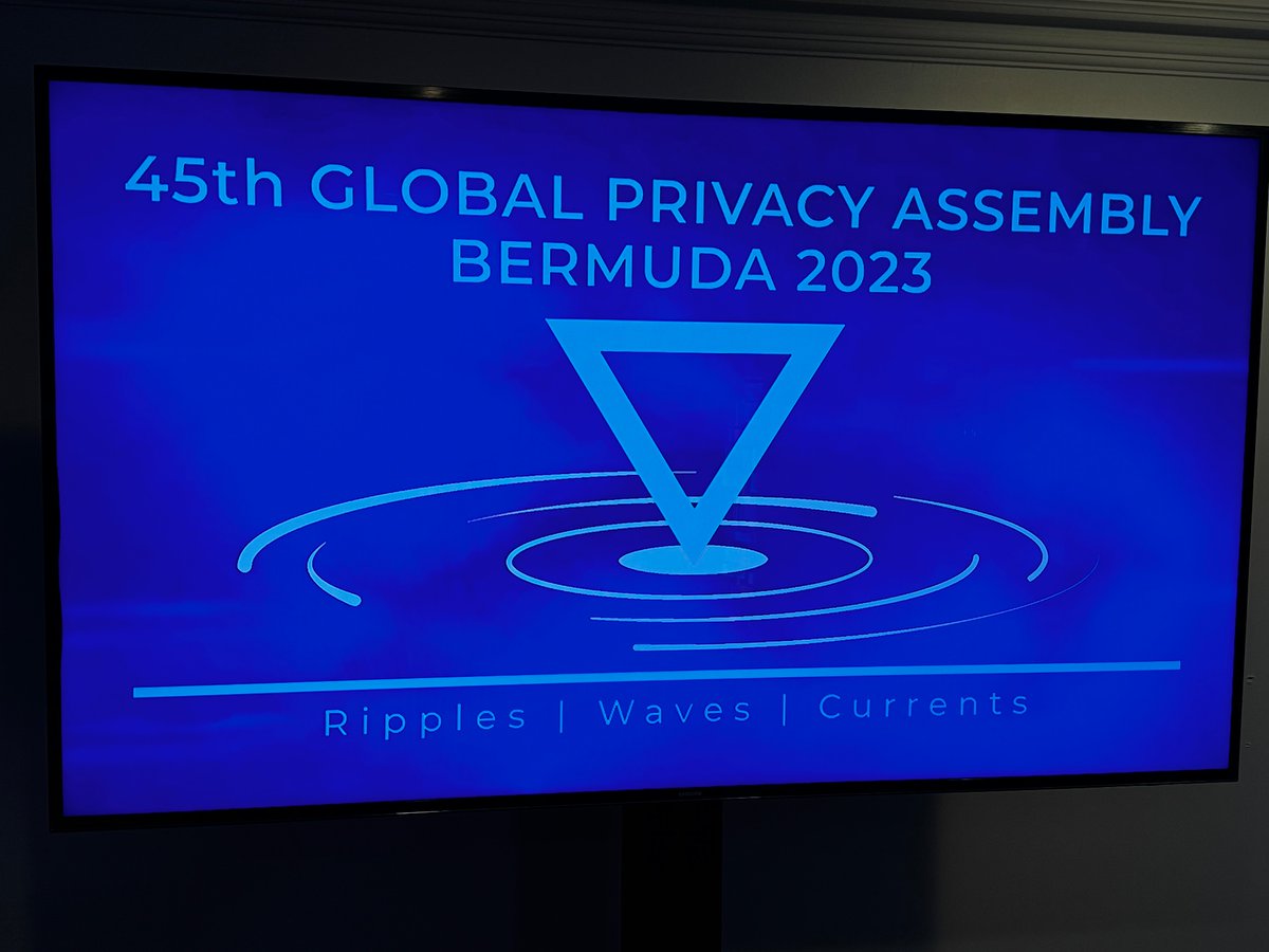 PrivacyMatters's tweet photo. Day 2 of the open sessions at #GPA2023

I was hoping we’d see sessions the pervasive nature of surveillance embedded in our devices, apps, the web .. feeding #DataVampires waiting to feed on every click, scroll and swipe &amp; issues such as https://t.co/9h9f8w0ubY