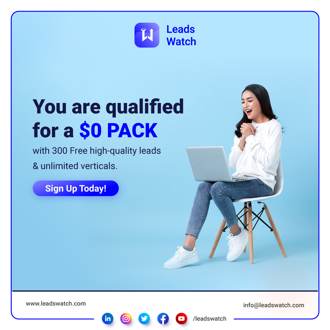 We have realized your needs and would like to qualify you for our $0 subscription that gives you 300 free leads and unlimited publishers, verticals, team members, campaigns, and buyer routes. Sign up to Leadswatch today! leadswatch.com linkedin.com/feed/update/ur…