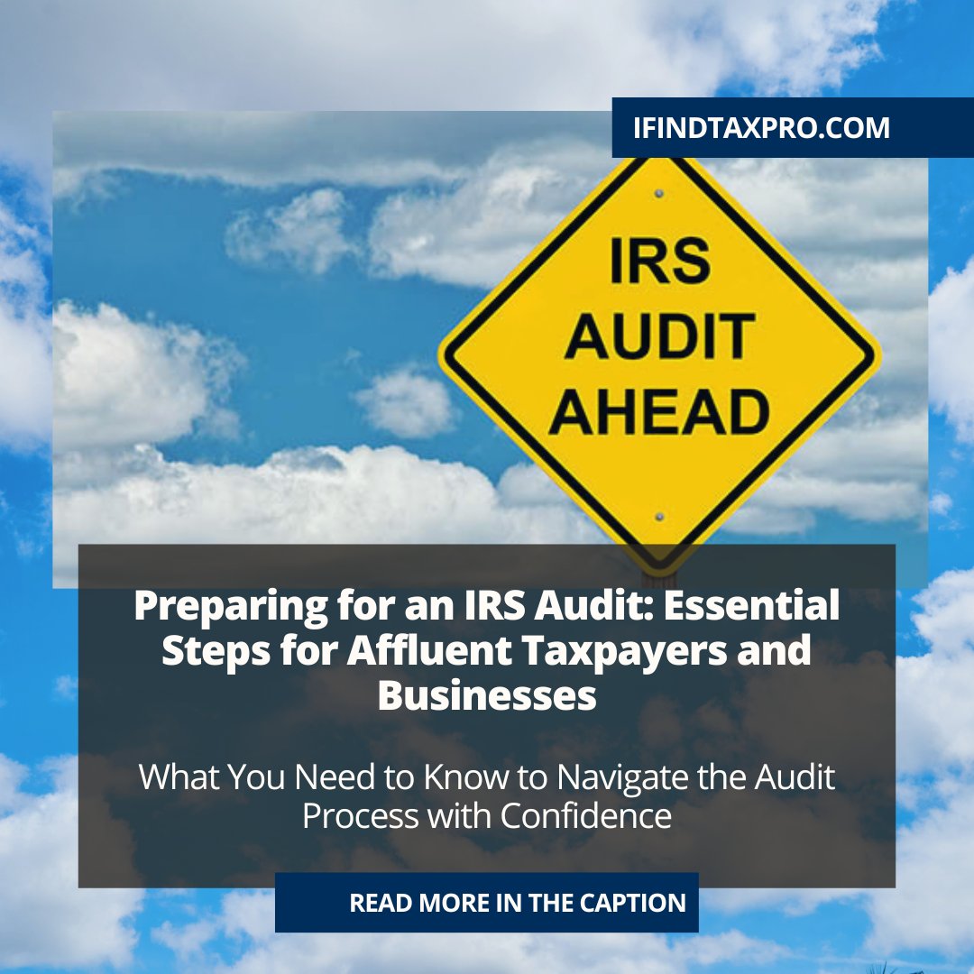 Is your annual income above $400,000, or do you operate a large business? Be prepared for potential IRS audits. Review your tax filings and documentation from the past three years to ensure accuracy. Don't wait for an audit—proactive preparation is key! #IRSAudit #TaxPreparation