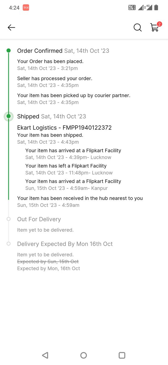 AnkitSh06352835's tweet photo. @kar_______g @flipkartsupport @Flipkart What is happening with this order .. Is anybody @ekartlogistics even paying any heed to have this escalated? Been more than 45 hours now.. no update provided where the product is? Why so slow @flipkartsupport ?? https://t.co/KTIkzZZTYx