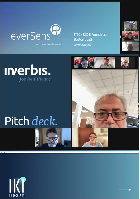 Seguimos trabajando en la preparación de las empresas que participan en la Jornada técnica que nos llevará a Boston a finales del mes de noviembre con soluciones TIC para el sector sanitario
Nos apoya <a href="/ICEX_/">ICEX</a> 
<a href="/Semicrol/">SEMICROL</a>
<a href="/EversensInfo/">Eversens SL</a>
<a href="/InverbisA/">InverbisAnalytics</a>
#IKIHealth