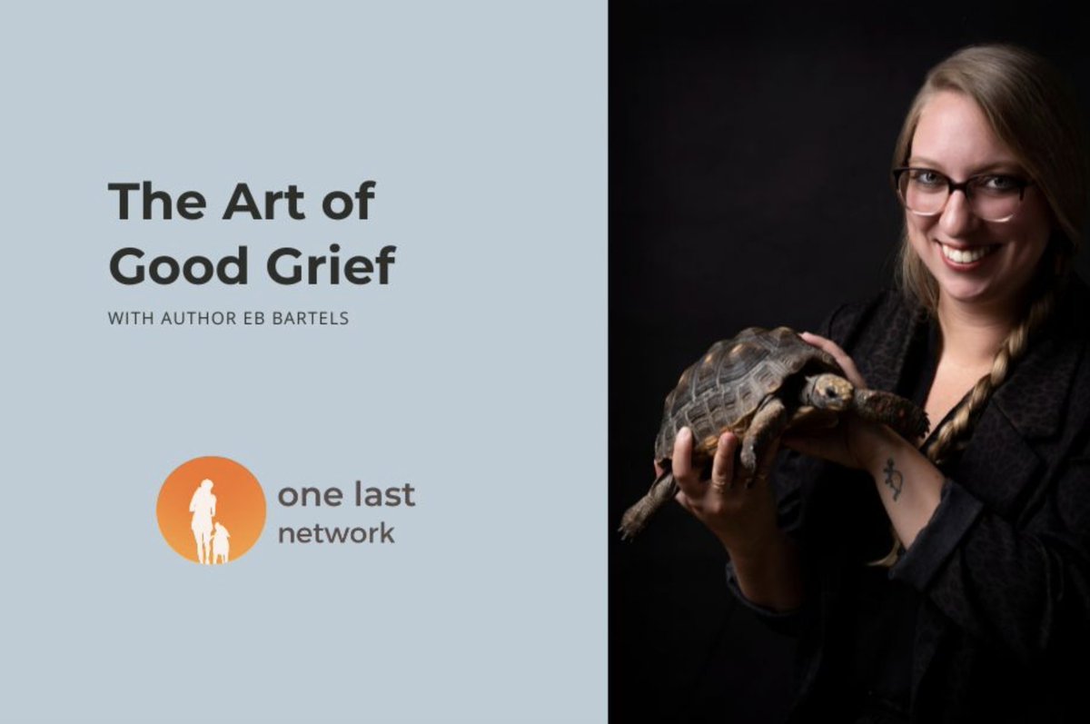 thank you so much to Darlene Woodward who interviewed me about #goodgriefpetsbook for One Last Network's podcast. it's always such a joy to talk to people who get it.
