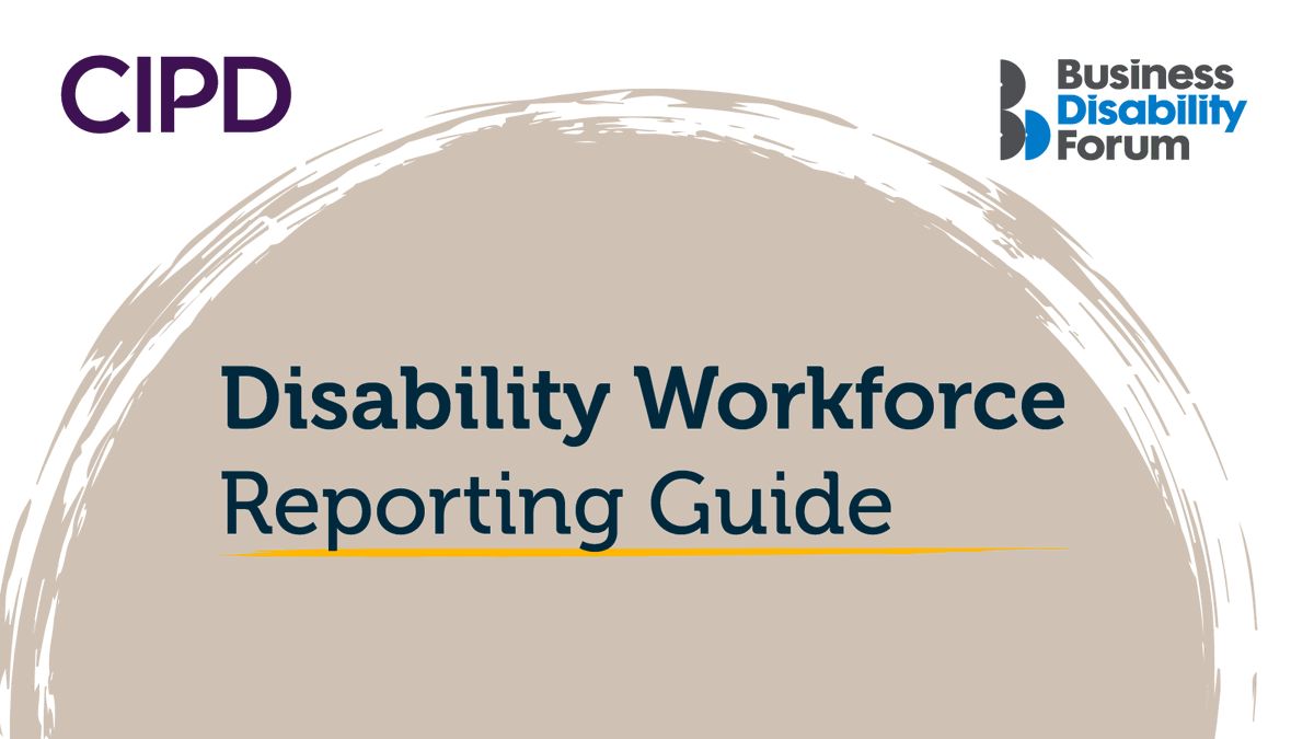 Our Disability Workforce Reporting guide has been launched as a practical guide for people professionals 🌳

We have worked in partnership with @DisabilitySmart on this guide and a report that sets out the case for Disability Workforce Reporting and provides an overview of the