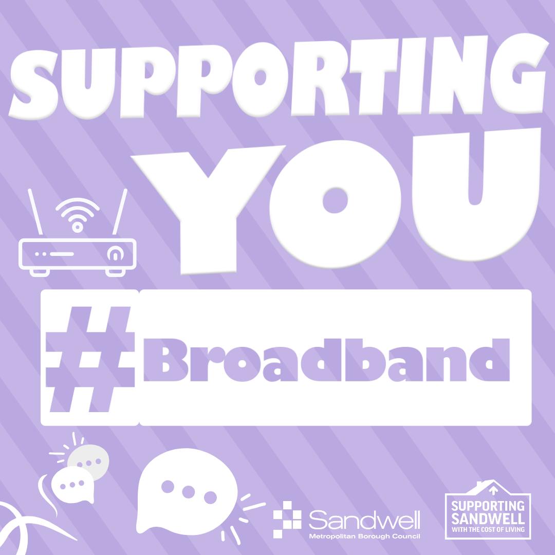 💻💓 This #ChallengePoverty week, check if you are eligible for low-cost broadband and mobile phone packages.

To find out what deals are available and check your eligibility, visit our #SupportingSandwell webpage 

sandwell.gov.uk/supportingsand…

#HelpForHouseholds