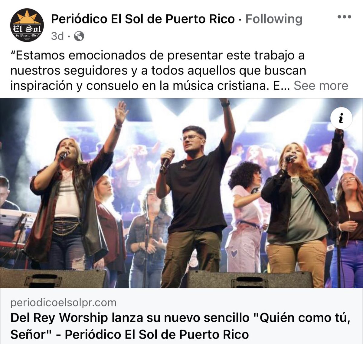 jsotocolonpr's tweet photo. Hace más de dos meses, 🙏🏻Dios y mis pastores me entregaron este proyecto en un momento muy difícil para mi vida. El mismo se ha convertido en regresar a lo que me gusta y sin dudas lo más importante brindar mis talentos para llevar la palabra.
#BendecidosParaBendecir https://t.co/XJE2dnFOQt