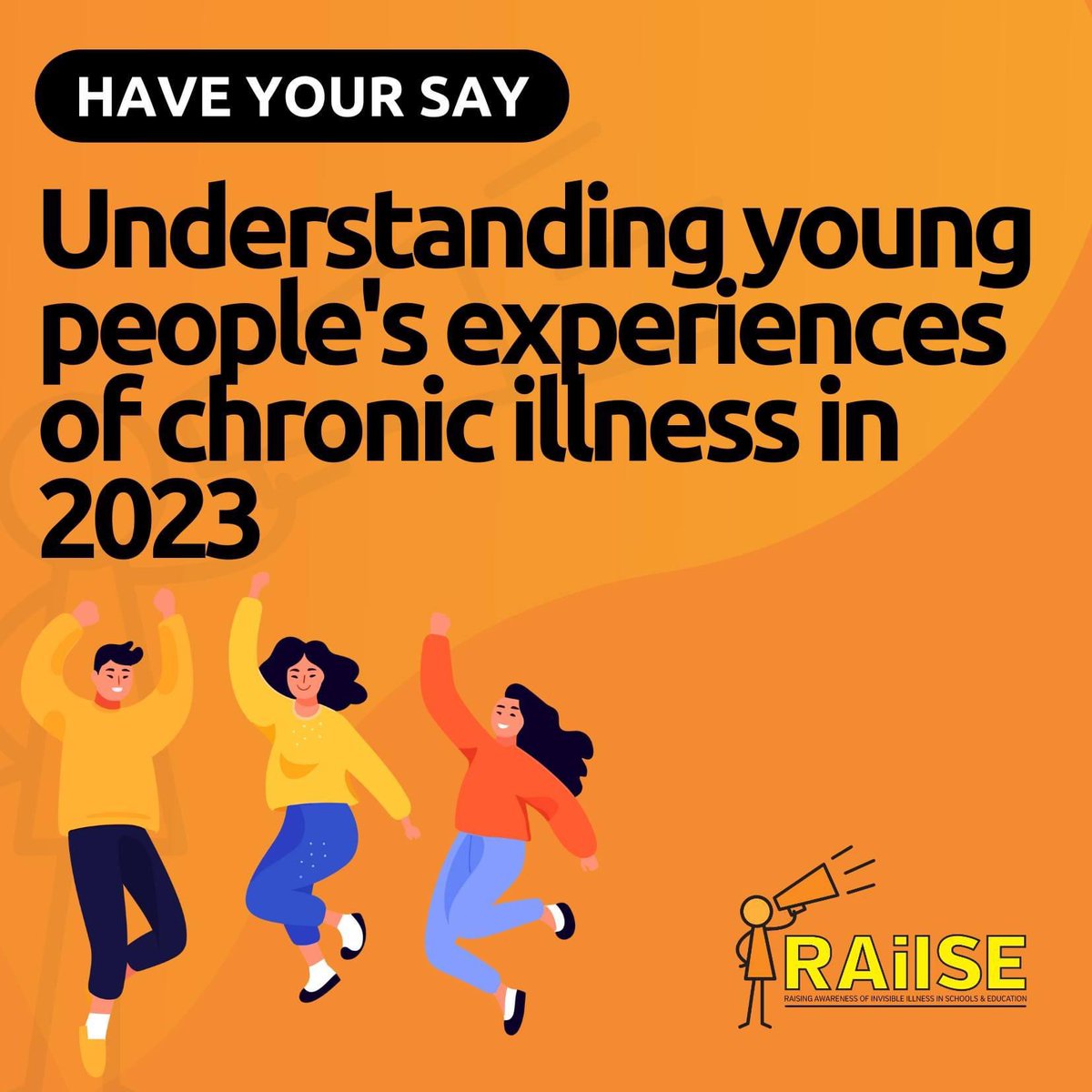 It's #invisibledisabilityweek and we're excited to be launching a new survey looking at the experiences of young people with chronic 'invisible' illnesses.

Follow the link below to the survey - thank you!

docs.google.com/forms/d/e/1FAI…