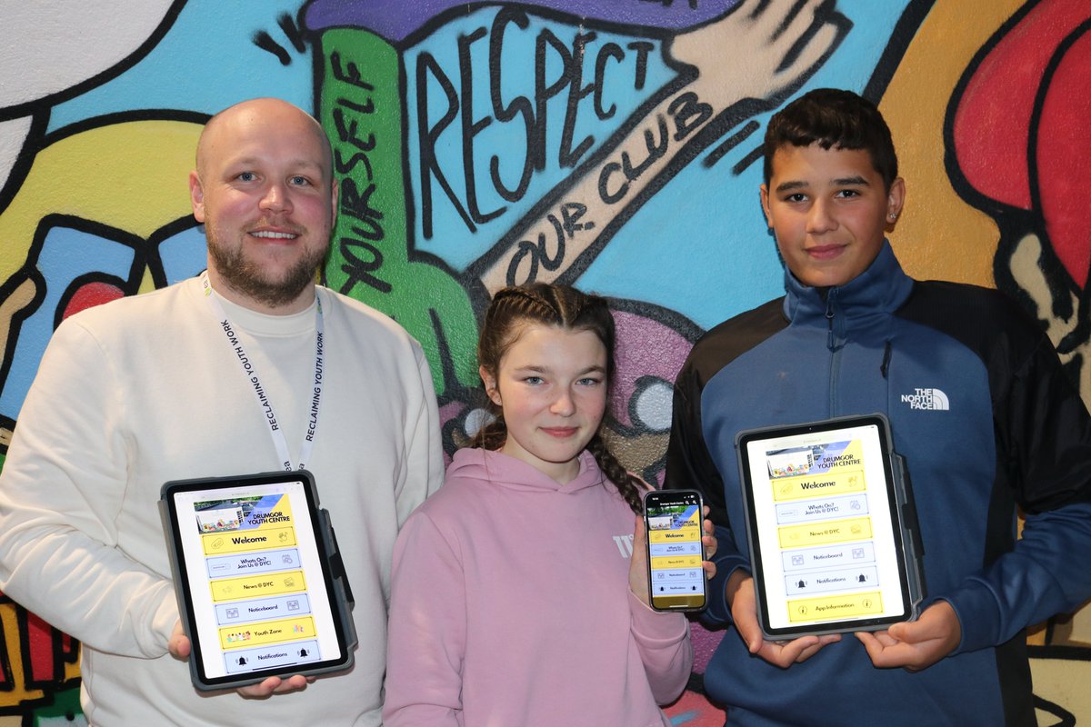 We are delighted to release our new youth centre apps available for all centres across Northern Ireland. The apps are available to all, with areas of the app specifically designed for parents and young people. youthonline.org.uk/youth-news/new…