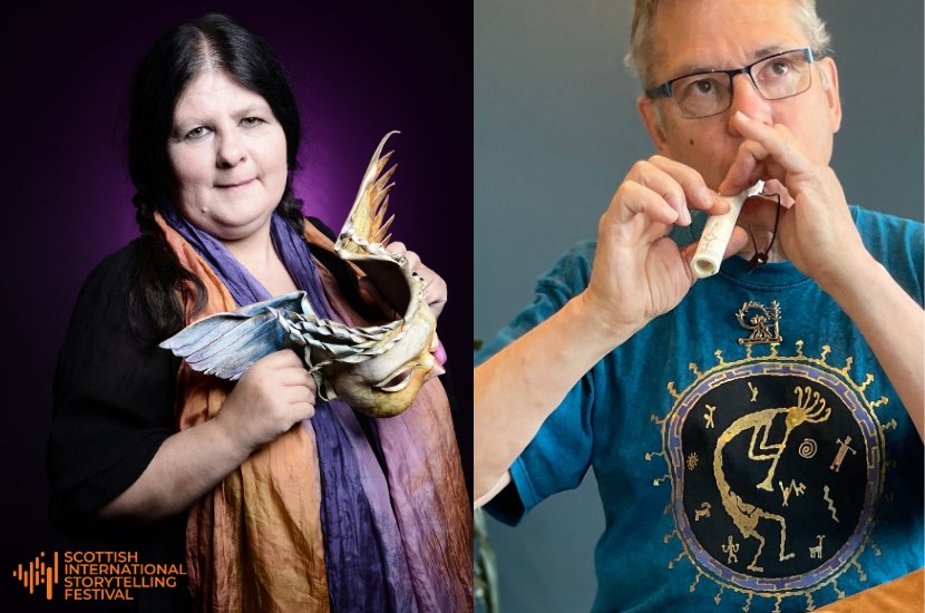 Great programme @ScotStoryFest celebrating the 75th Anniversary of the Universal Declaration of Human Rights. Magic of sounds and stories of the Sami tradition by storyteller Stina Fagertun and musician Øistein Hanssen 20-29 Oct. sisf.org.uk