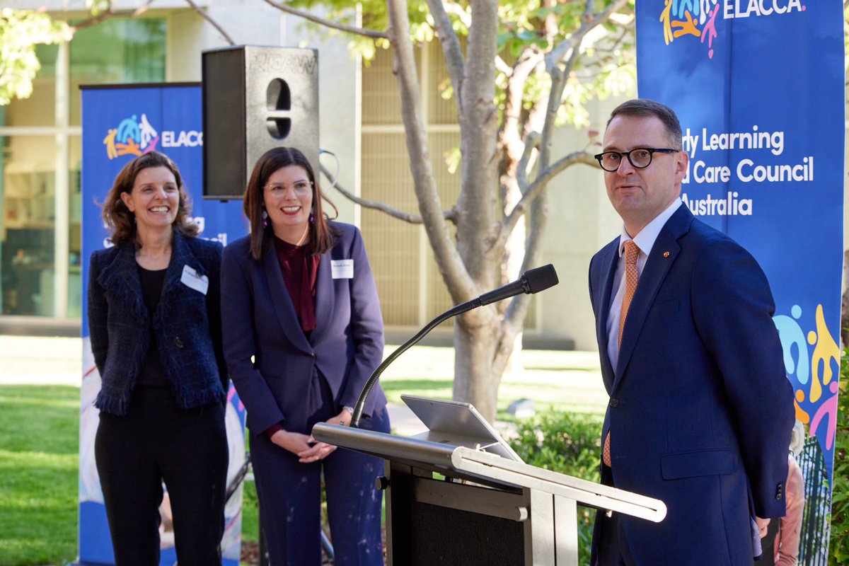 ELACCA_ORG_AU's tweet photo. How can a commitment to workforce development strengthen early childhood education? 🍎
 
ELACCA, Parliamentary Friends of Early Childhood, govt &amp; industry got together today to facilitate this conversation &amp; work on putting together the pieces of the workforce puzzle 🧩 https://t.co/SksGsiknOf