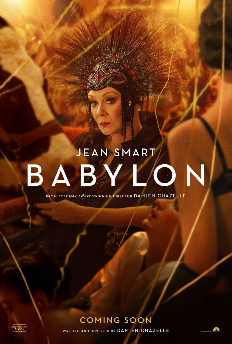 BabylonMovieRP's tweet photo. 🎞️ ˒ 𝗕𝗔𝗕𝗬𝗟𝗢𝗡 ᴿᴾ
 𝗡𝗲𝘄 𝗣𝗿𝗼𝗱𝘂𝗰𝘁𝗶𝗼𝗻 // 𝖯𝗈𝗌𝗍𝖾𝗋 𝖮𝖿𝖿𝗂𝖼𝗂𝖺𝗅
⠀®𝗍𝗐𝗂𝗍𝗍𝖾𝗋 𝗉𝗈𝗌𝗍: #BabylonMovieRP  

𝗥𝗲𝗮𝗱 𝗺𝗼𝗿𝗲 → Enjoy more official posters of the movie. Our trailer will be available tomorrow, don’t miss any details! https://t.co/zt6cyZn9Lf