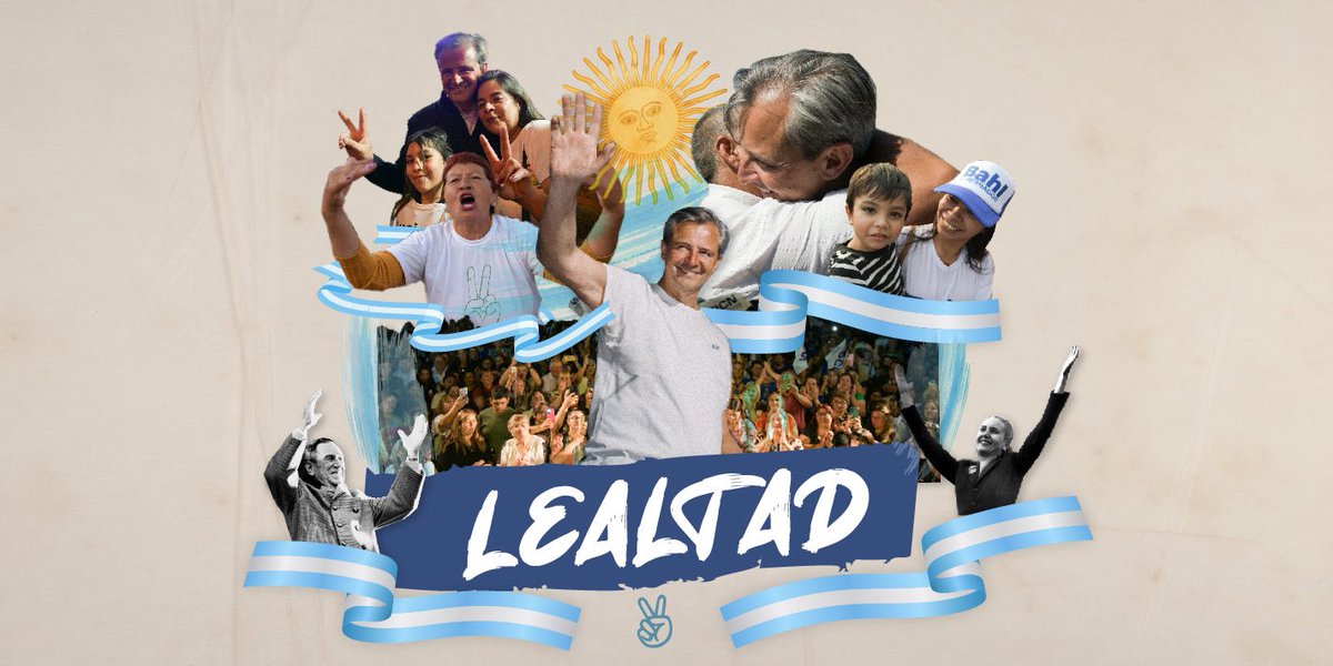 Hace 78 años la lealtad transformaba para siempre la Argentina en una patria soberana, con idenpedencia económica y justicia social. Sobre la base de la misma lealtad, transformemos para siempre Entre Ríos.