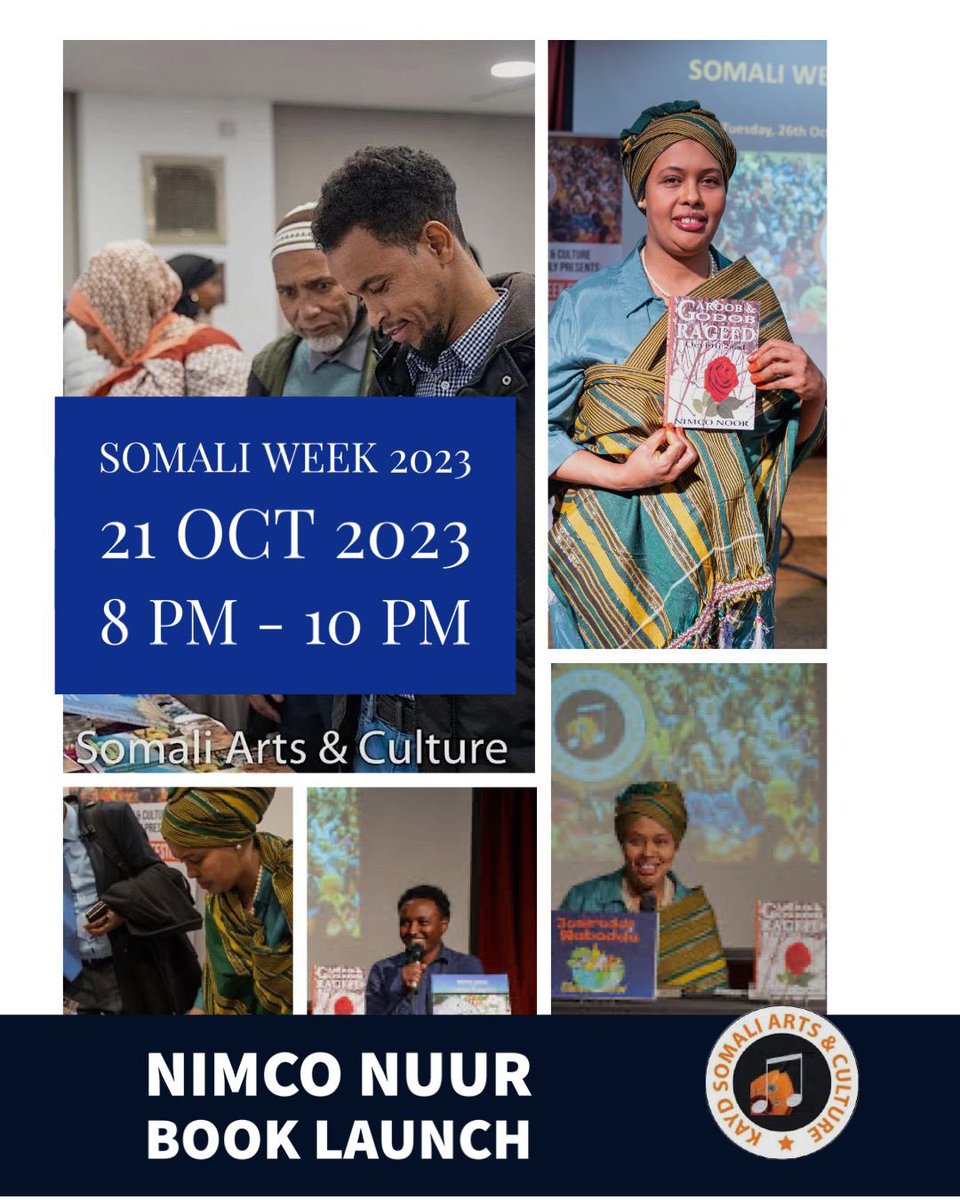Nimco Nuur: "Educator Turned Author: Crafting a Somali Legacy"

* About: Somali-Finnish author and teacher, Nimco has authored five books in both English and Somali.

* Most Recent: "Ilays AfSoomaali" books (Somali curriculum) available in digital and memory form games