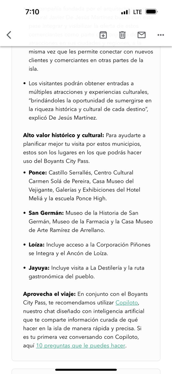 ¡Buenos dias! 🌞 ¿Ya leyeron el Pocillo de hoy? Conoce sobre un nuevo 'city pass' para disfrutar museos y atraccioned alrededor de PR 🇵🇷🙌