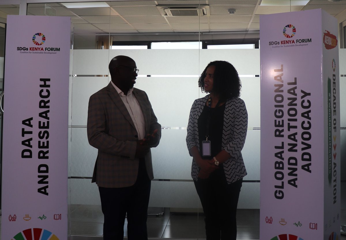 <a href="/HERAF_Kenya/">HERAF_Kenya</a> Director Mr. Edward Miano paid a courtesy call on the SDGs Kenya Forum Executive Director Florence Syevuo. <a href="/Mianonene/">Miano munene</a> <a href="/andrewsuleh/">Dr Andrew Suleh MD</a> <a href="/MulamaEunice/">Eunice mulama</a> <a href="/gatitu_p/">Gatitu♔</a> <a href="/Petermutiso16/">Peter Mutiso</a>
