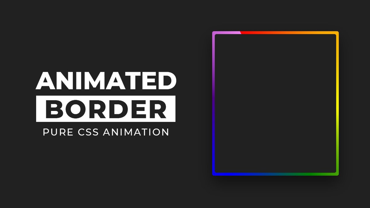 NewsDai37363262's tweet photo. CSS Gradient Border Animation

Video: https://t.co/2PKpJQo8Az

#Coding #100DaysOfCode #frontend #FrontEndDevelopment #html #HTML5 #CSS #CSS3 #webdevelopment #webdeveloper #webdevelopers #neduzone #code #learntocode #csstricks #learncss #gradient #cssborder https://t.co/O9dJnHIIVT