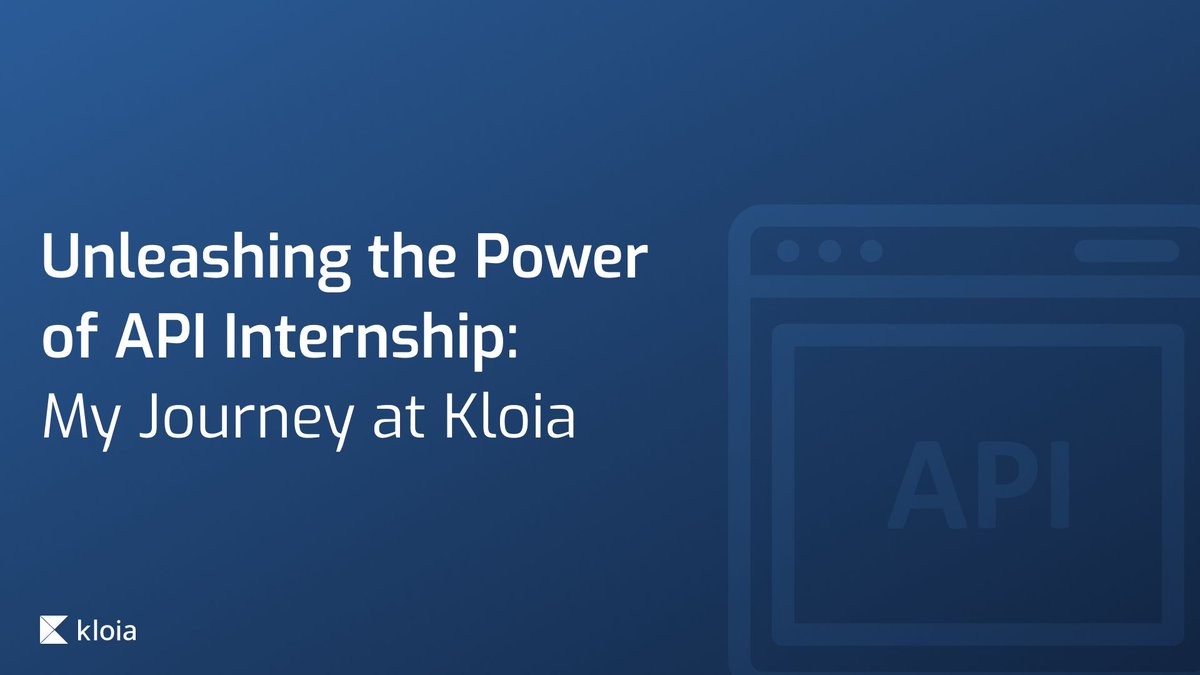 Our intern @COzgeldi took powerful steps towards his career with his 3-month internship. Read how his experience on the API team helped him grow in the profession. 🌟🔗 buff.ly/46ThjbT #kloia #internship #api
